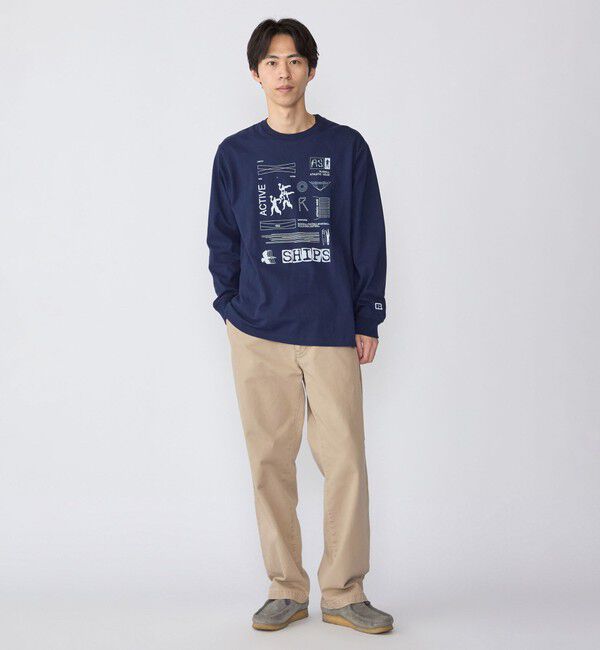 SHIPS「【WEB限定/SHIPS/RUSSELL ATHLETIC別注】CONVENIENCEYOUNG: LS TEE」|Tシャツ・カットソー|