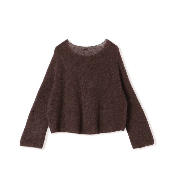 SHIPS for women「〈手洗い可能〉キッド モヘヤ 畦 プルオーバー」|ニット・セーター|