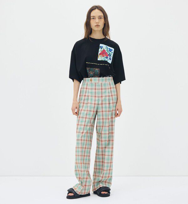 CABaN「スビンコットン TULIP BLOOMTシャツ」|Tシャツ・カットソー|