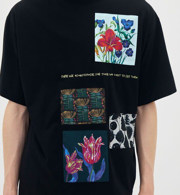 CABaN「スビンコットン TULIP BLOOMTシャツ」|Tシャツ・カットソー|