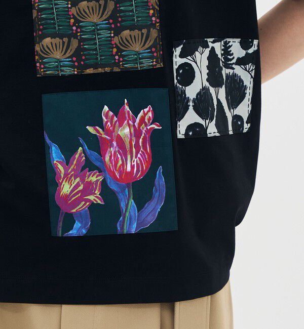 CABaN「スビンコットン TULIP BLOOMTシャツ」|Tシャツ・カットソー|