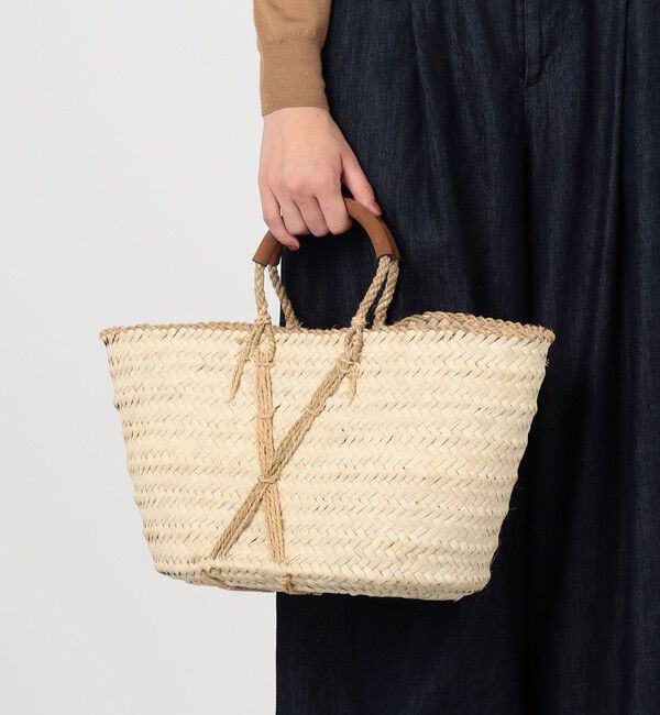TOMORROWLAND GOODS「LA LISTE TUNISIENNE CROSS MARKET バスケット」|かごバッグ|