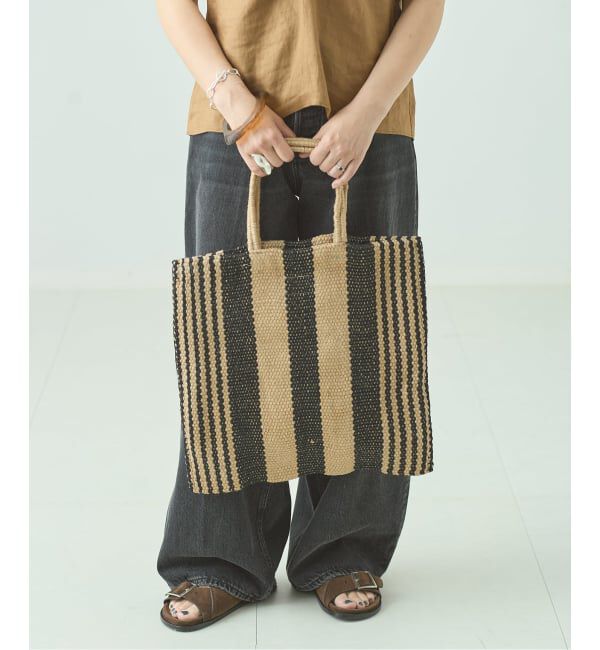 journal standard L'essage「《追加》MAISON BENGAL/メゾン ベンガル JUTE PORESH BAG トートバッグ ET」|トートバッグ|