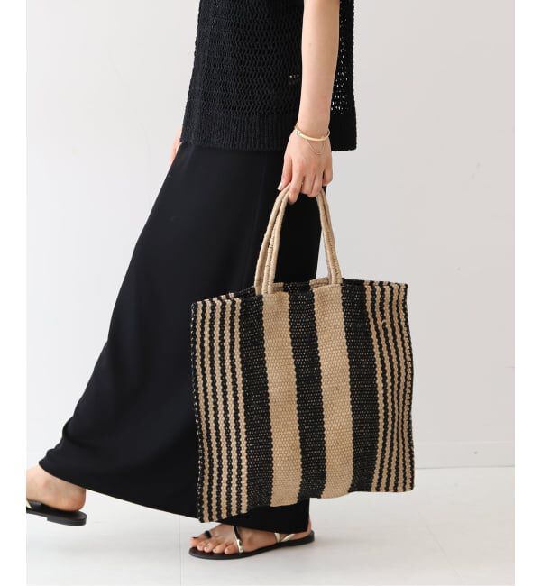 journal standard L'essage「《追加》MAISON BENGAL/メゾン ベンガル JUTE PORESH BAG トートバッグ ET」|トートバッグ|