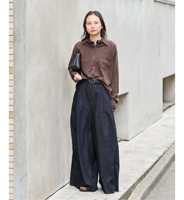 JOURNAL STANDARD「コーンデニムライトオンススーパーワイドパンツ」|デニム|