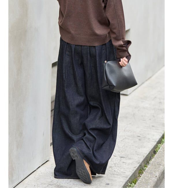 JOURNAL STANDARD「コーンデニムライトオンススーパーワイドパンツ」|デニム|
