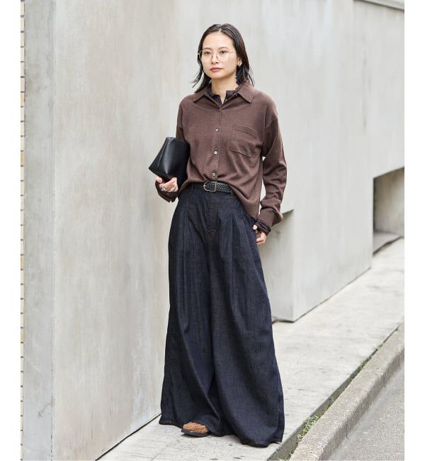 JOURNAL STANDARD「コーンデニムライトオンススーパーワイドパンツ」|デニム|