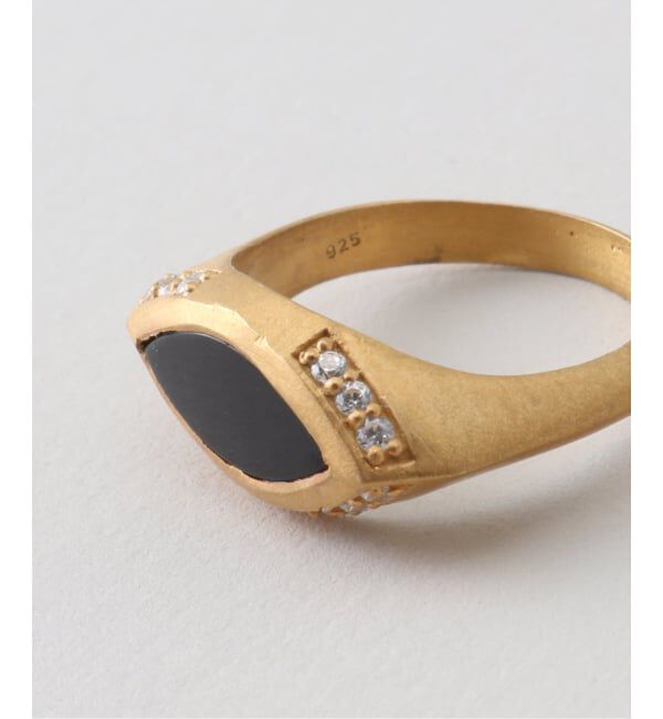 journal standard L'essage「KUI/クイ RING-オニキス リング」|リング|