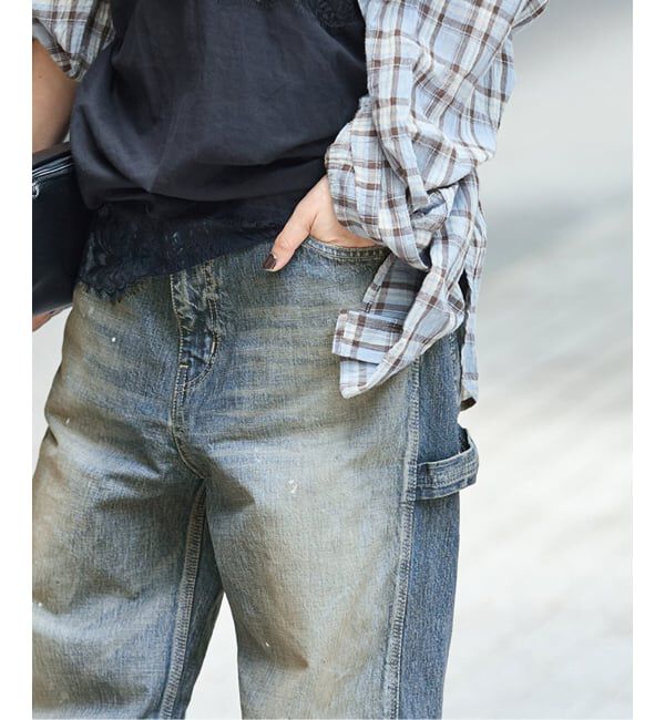 JOURNAL STANDARD「10.7OZ DENIM PAINTER パンツ」|デニム|