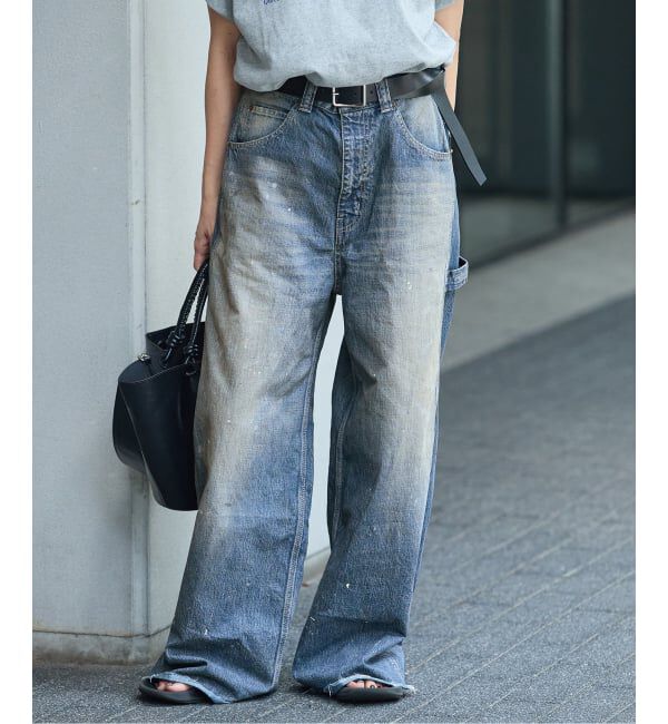 JOURNAL STANDARD「10.7OZ DENIM PAINTER パンツ」|デニム|