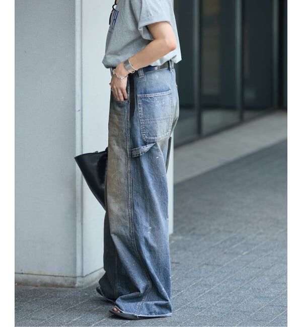 JOURNAL STANDARD「10.7OZ DENIM PAINTER パンツ」|デニム|