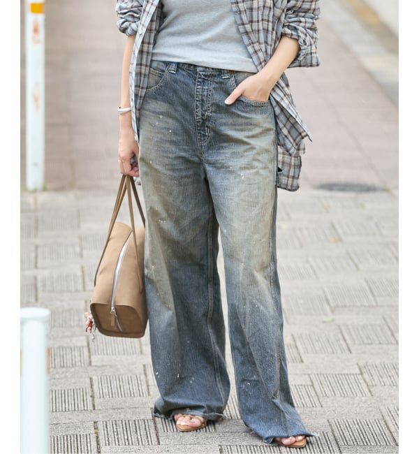 JOURNAL STANDARD「10.7OZ DENIM PAINTER パンツ」|デニム|