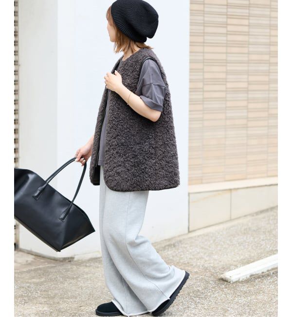 追加》シープフェイクファージップベスト（JOURNAL STANDARD relume