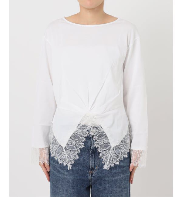 journal standard L'essage「《予約》レーストップスロンT」|Tシャツ・カットソー|