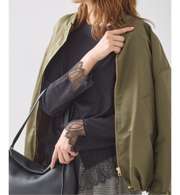 journal standard L'essage「《予約》レーストップスロンT」|Tシャツ・カットソー|