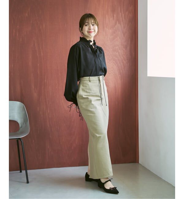  「《WEB限定 / 追加》ポインテッドダブルリボンフラット」|その他|