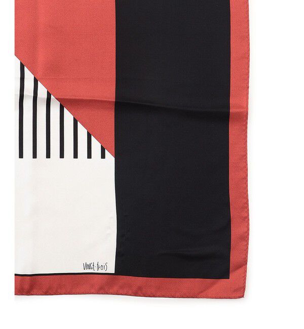 23区「【Oggi掲載】ジオメトリックプリント シルク スカーフ」|バンダナ・スカーフ|