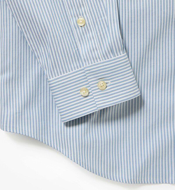 LACOSTE「イージーケア加工 ロンドンストライプ ストレッチボタンダウン長袖シャツ」|シャツ・ブラウス|