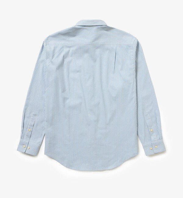 LACOSTE「イージーケア加工 ロンドンストライプ ストレッチボタンダウン長袖シャツ」|シャツ・ブラウス|