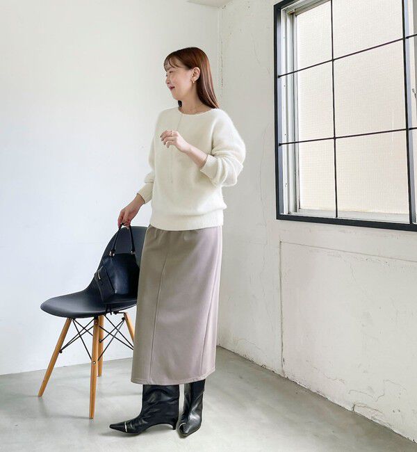 NOLLEY'S sophi「【BECシリーズ】《セットアップ対応》ウォッシャブルライトダンボールジョーゼット2WAYタイトスカート」|タイト|