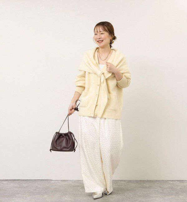 NOLLEY'S sophi「【一部WEB限定カラー】ウール混へアリーVネックカーディガン」|カーディガン|