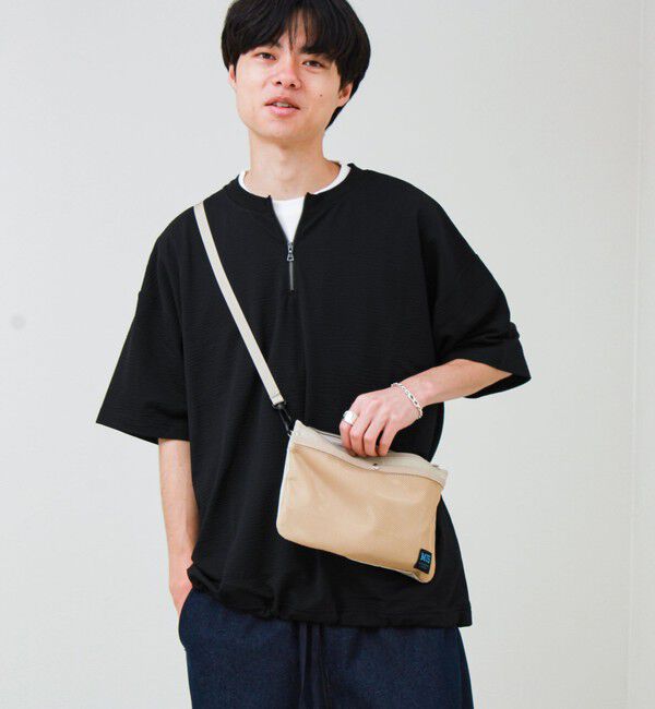 GLOSTER「【MIS/エムアイエス】メッシュポケットサコッシュ」|ショルダー・メッセンジャー|