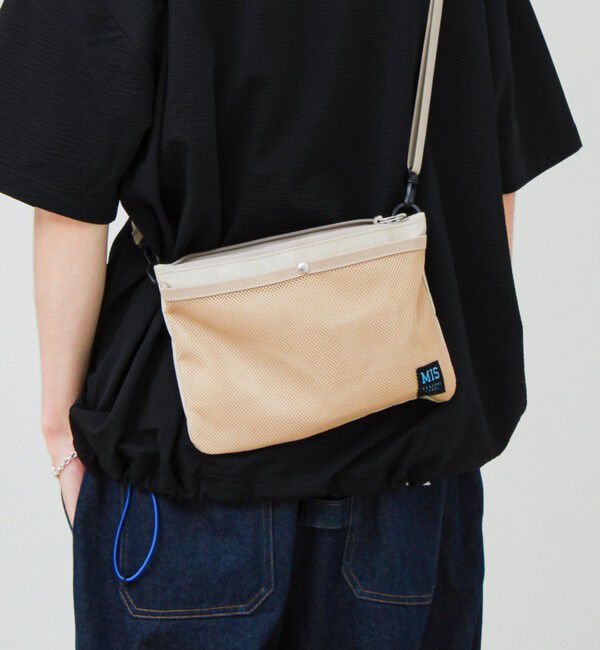 GLOSTER「【MIS/エムアイエス】メッシュポケットサコッシュ」|ショルダー・メッセンジャー|