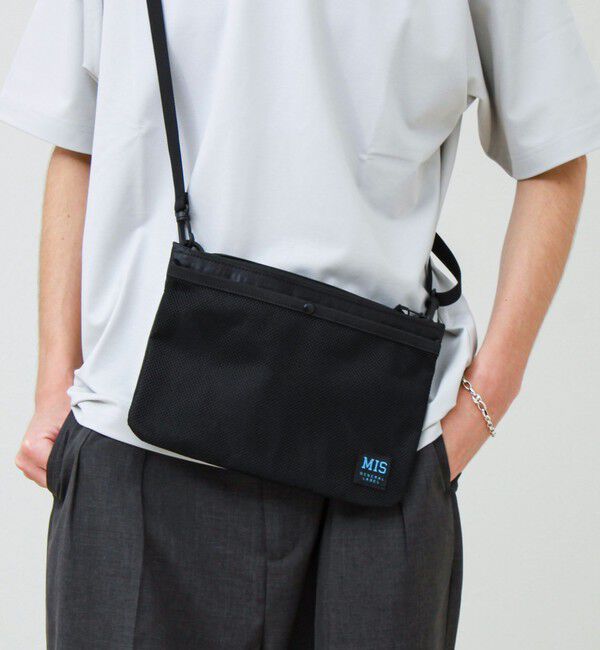 GLOSTER「【MIS/エムアイエス】メッシュポケットサコッシュ」|ショルダー・メッセンジャー|