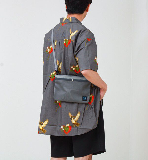 GLOSTER「【MIS/エムアイエス】メッシュポケットサコッシュ」|ショルダー・メッセンジャー|