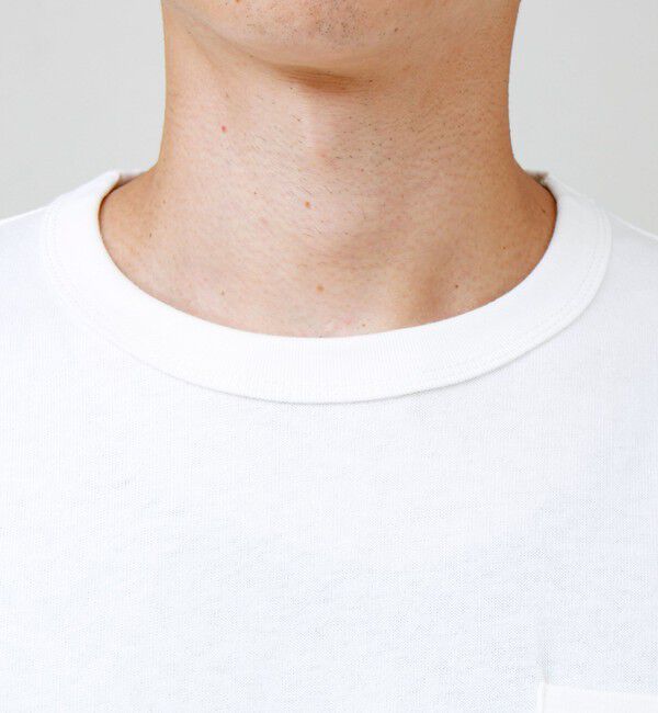 GLOSTER「【GEVACO/ゲバコ】ベーシックオープンエンド天竺ポケット刺繍Tシャツ」|Tシャツ・カットソー|