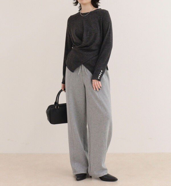 fredy emue「リブニットソーカシュクールプルオーバー」|Tシャツ・カットソー|