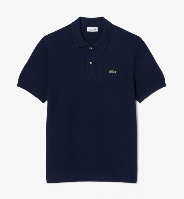 GLOSTER「【LACOSTE/ラコステ】ハイゲージニットクラシックポロシャツ」|ポロシャツ|ネイビー
