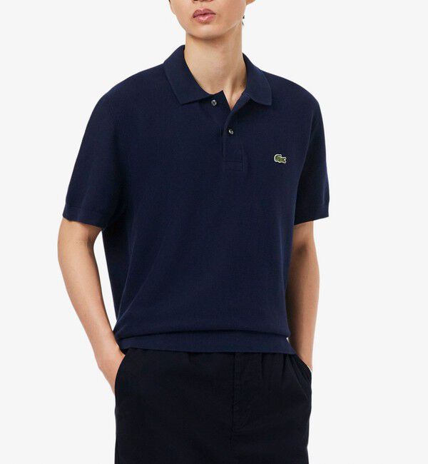 GLOSTER「【LACOSTE/ラコステ】ハイゲージニットクラシックポロシャツ」|ポロシャツ|