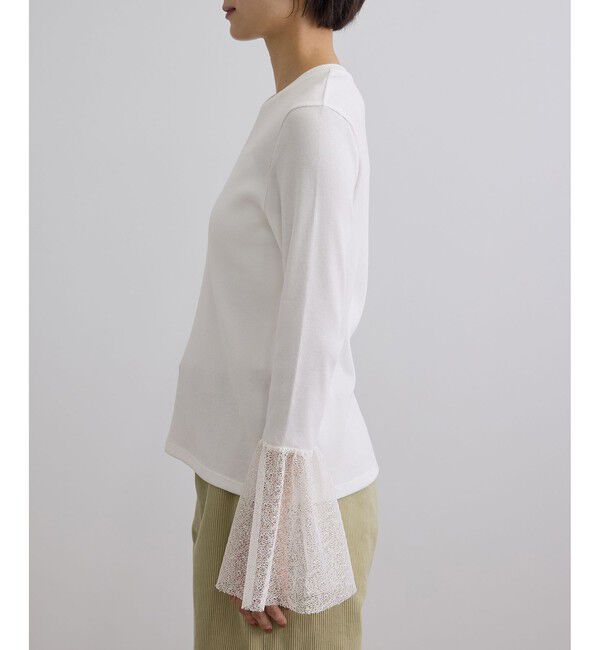 SALON adam et rope'「カフフレアミスティチュールロンT」|Tシャツ・カットソー|