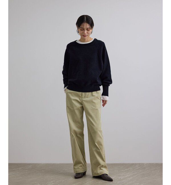 SALON adam et rope'「カフフレアミスティチュールロンT」|Tシャツ・カットソー|