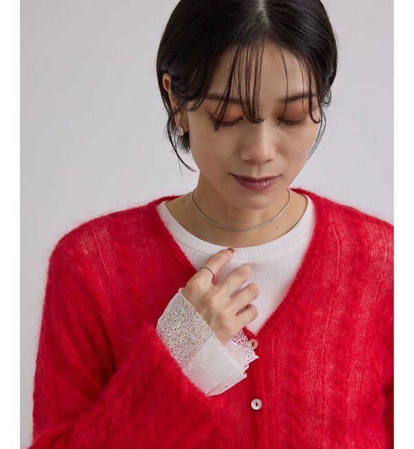 SALON adam et rope'「カフフレアミスティチュールロンT」|Tシャツ・カットソー|
