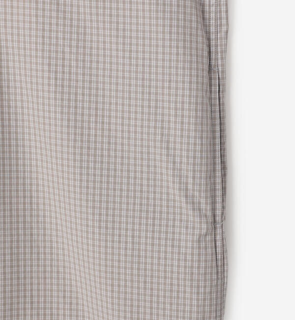 DANTON「DANTON | コットンポプリン 半袖シャツワンピース PLAID WOMEN」|ワンピース|
