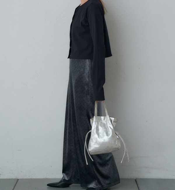  「【再入荷】レザー巾着ショルダーバッグ」|トートバッグ|