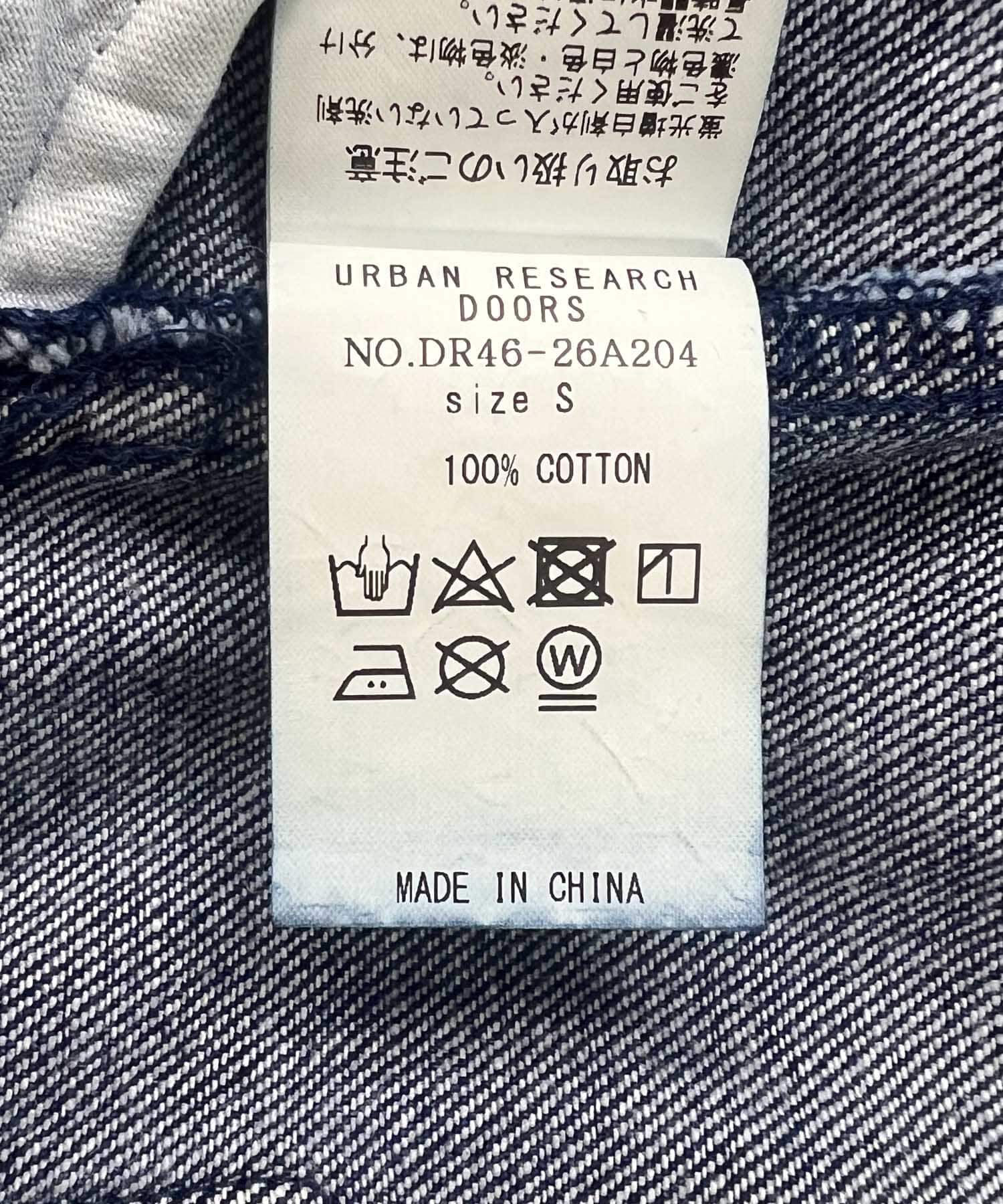 URBAN RESEARCH DOORS「Denim Salopette」|スカート|