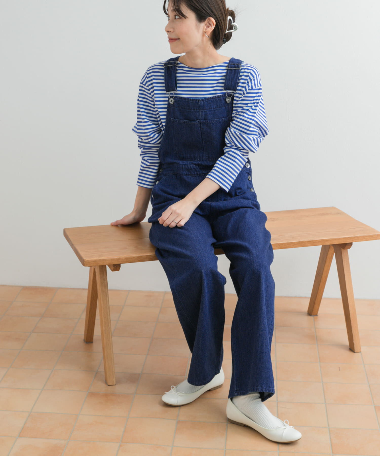 URBAN RESEARCH DOORS「Denim Salopette」|スカート|