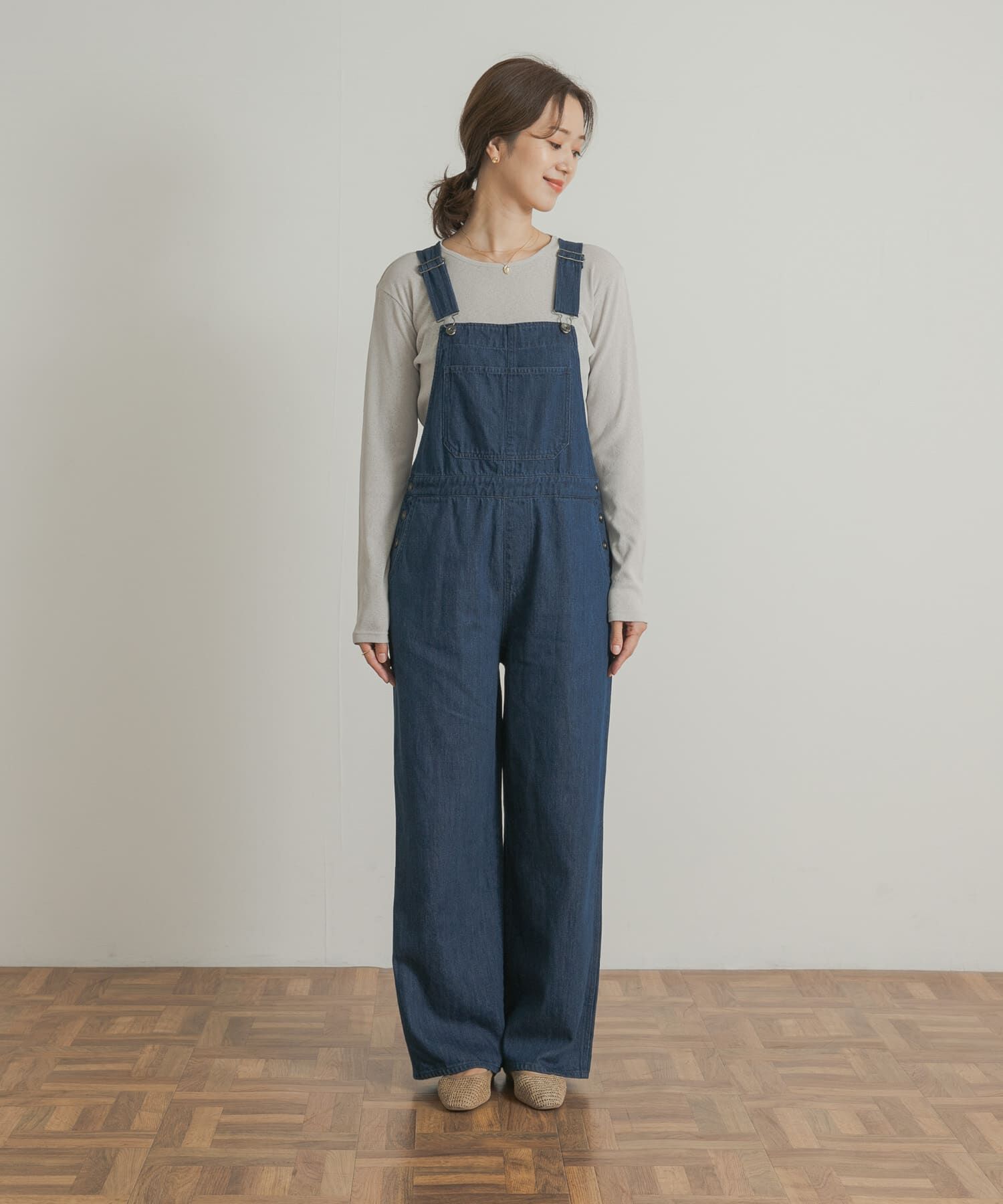 URBAN RESEARCH DOORS「Denim Salopette」|スカート|
