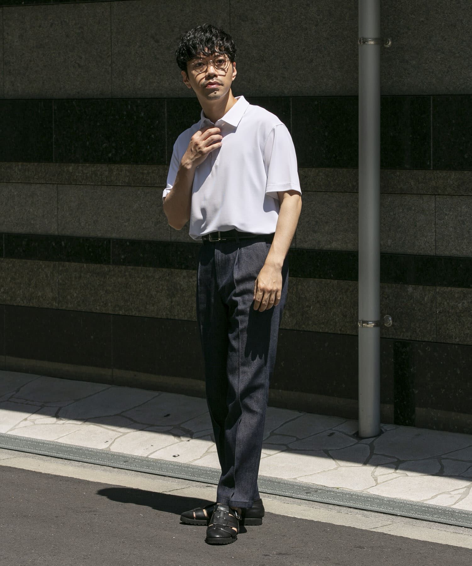 URBAN RESEARCH ROSSO「『XLｻｲｽﾞあり』『ｲｰｼﾞｰｹｱ / 接触冷感 / 速乾』ﾊｲﾊﾟﾌｫｰ  」|ポロシャツ|