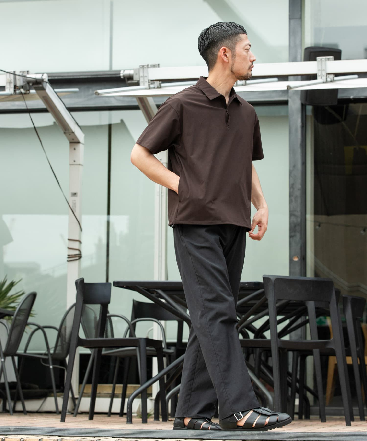 URBAN RESEARCH ROSSO「『WEB限定』『XLサイズあり』『吸水速乾』Air Stretch ポロシャツ」|ポロシャツ|