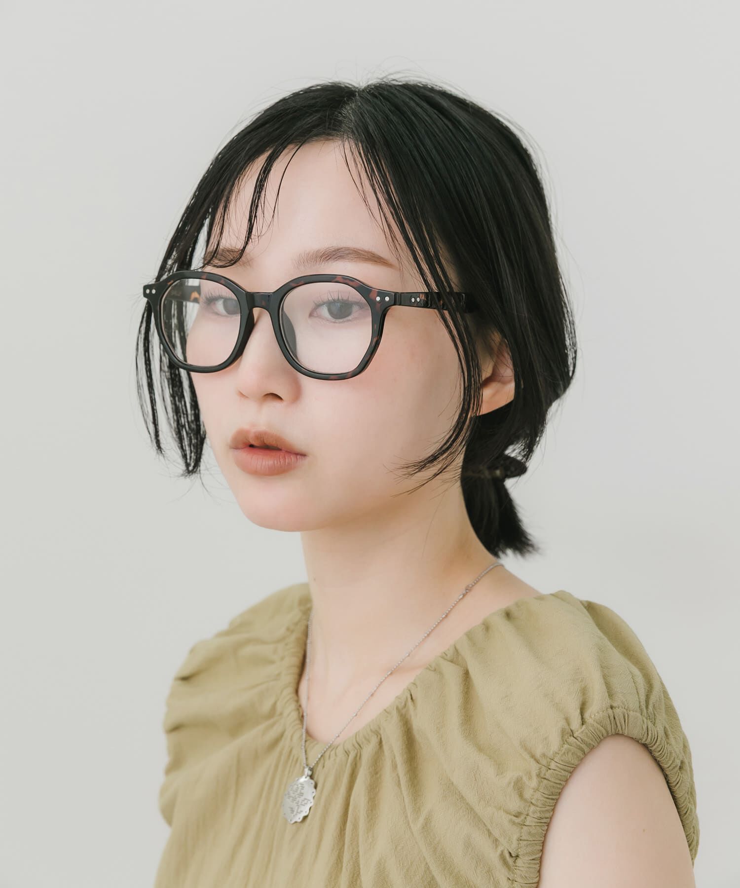 SMELLY「オクタゴンフレームダテメガネ」|メガネ|