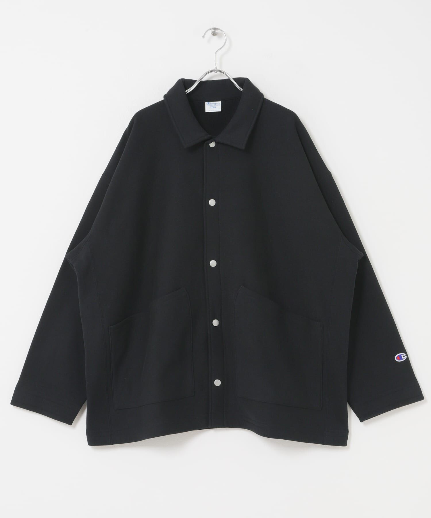 URBAN RESEARCH DOORS「『別注』Champion&times;DOORS　SWEAT COVERALL JACKET」|ノーカラーコート|
