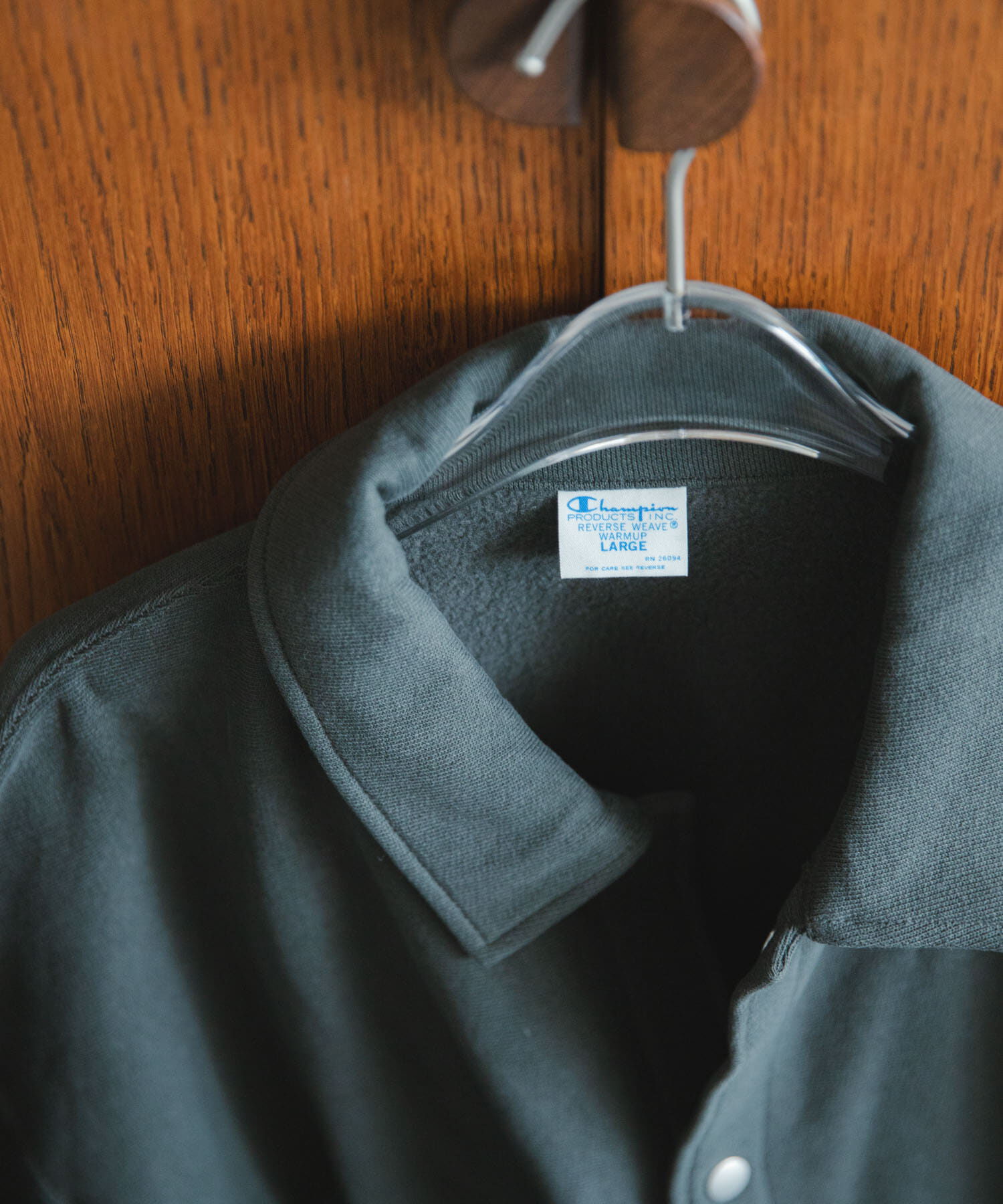 URBAN RESEARCH DOORS「『別注』Champion&times;DOORS　SWEAT COVERALL JACKET」|ノーカラーコート|