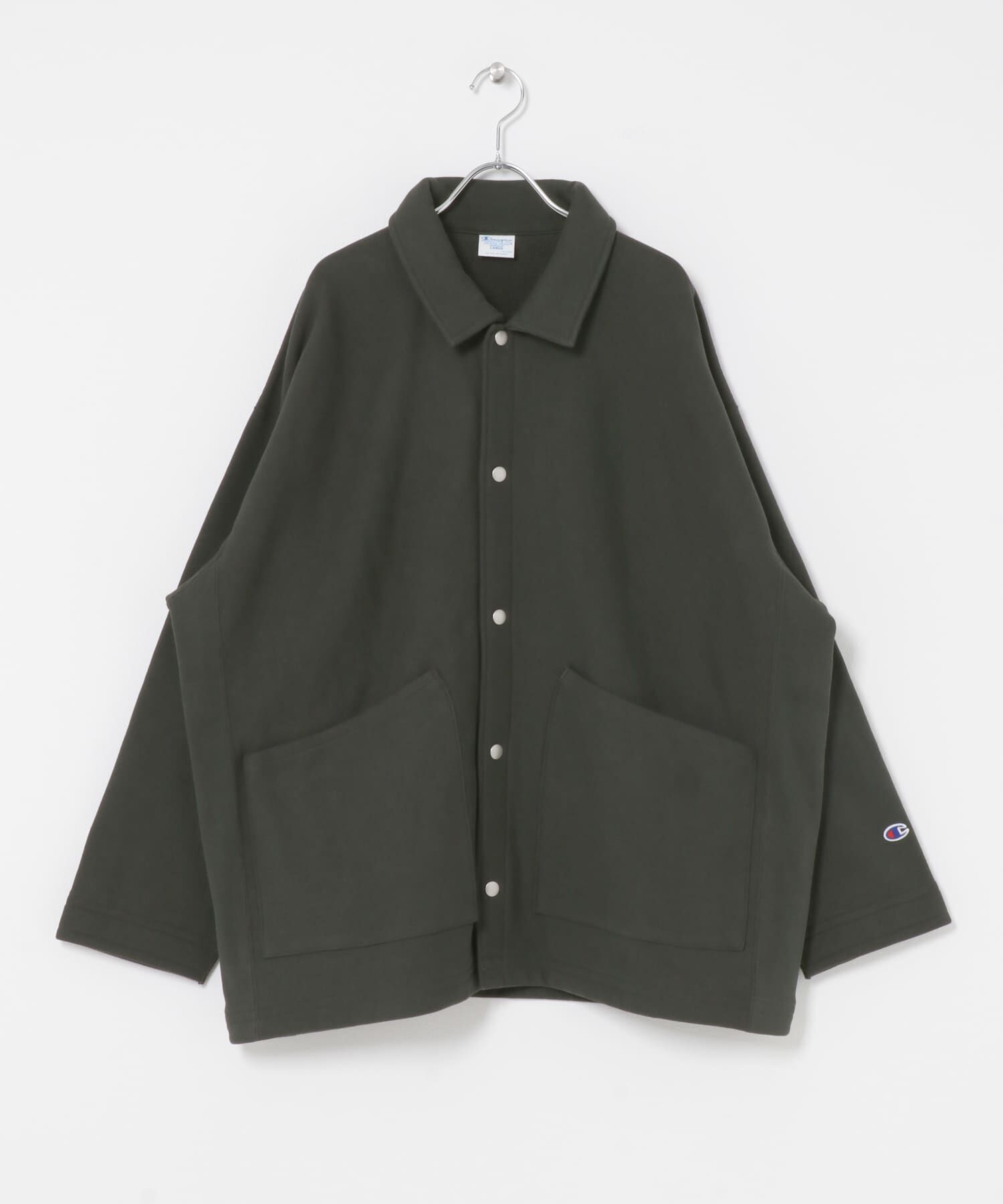 URBAN RESEARCH DOORS「『別注』Champion&times;DOORS　SWEAT COVERALL JACKET」|ノーカラーコート|