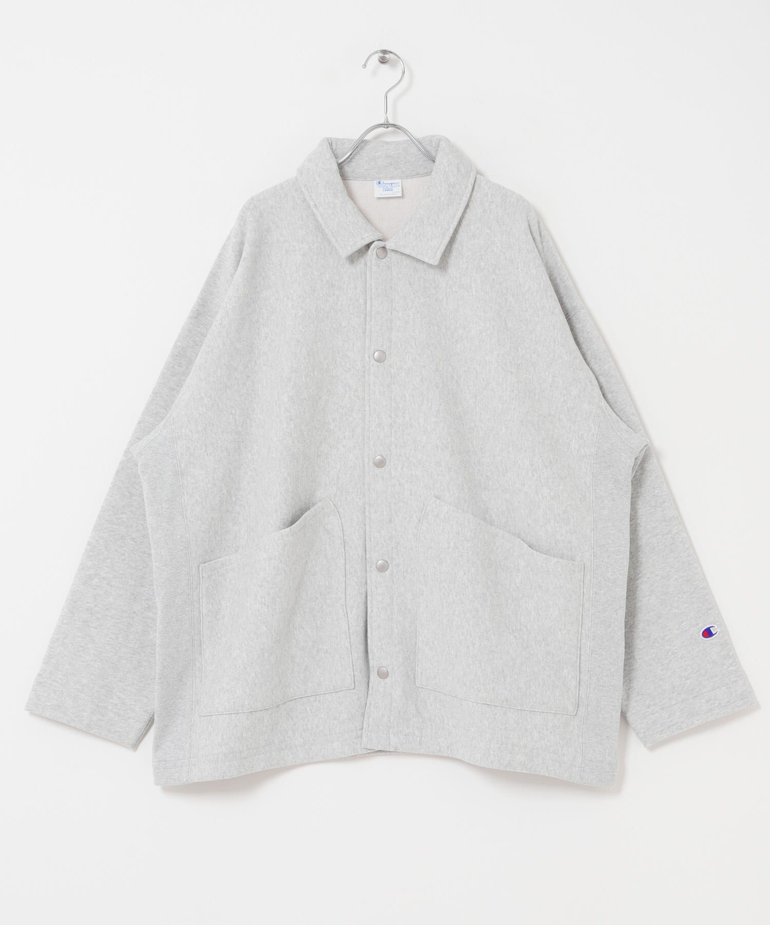 URBAN RESEARCH DOORS「『別注』Champion&times;DOORS　SWEAT COVERALL JACKET」|ノーカラーコート|