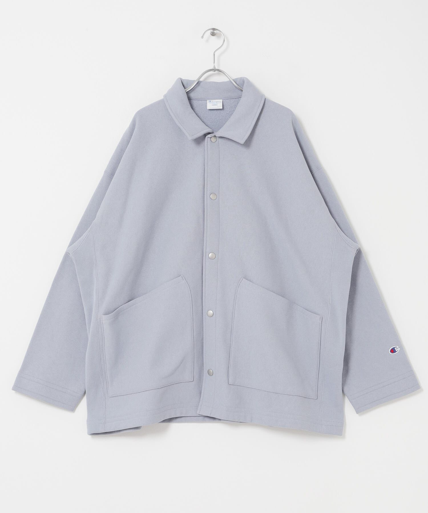 URBAN RESEARCH DOORS「『別注』Champion&times;DOORS　SWEAT COVERALL JACKET」|ノーカラーコート|