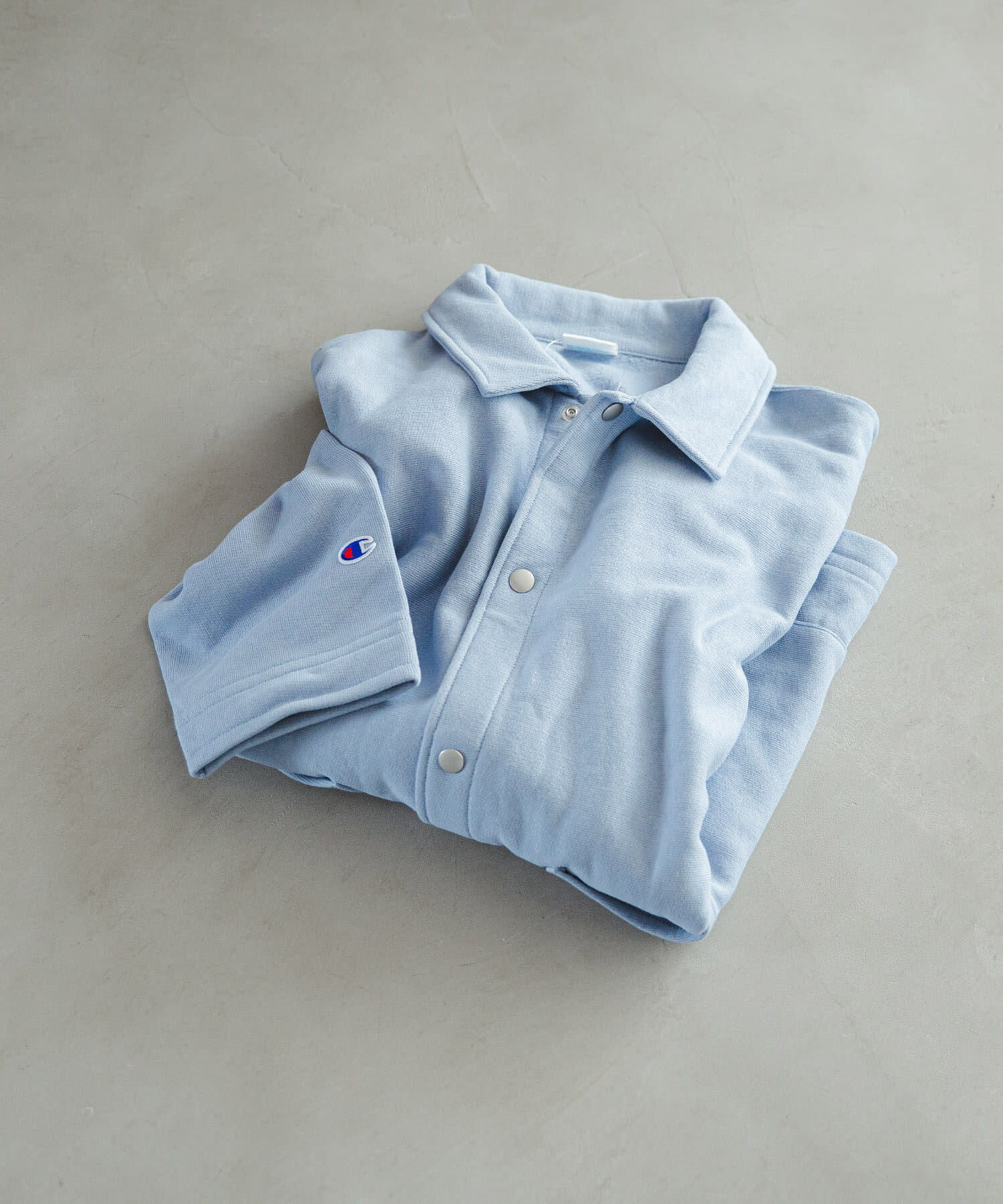 URBAN RESEARCH DOORS「『別注』Champion&times;DOORS　SWEAT COVERALL JACKET」|ノーカラーコート|
